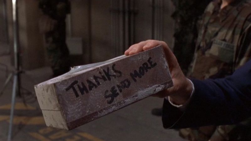 The "Send More" Protest Box